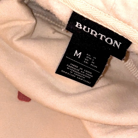 🕉 Burton Indie Trip Crush Neck Sweatshirt 🕉 ~Med - Picture 8 of 11